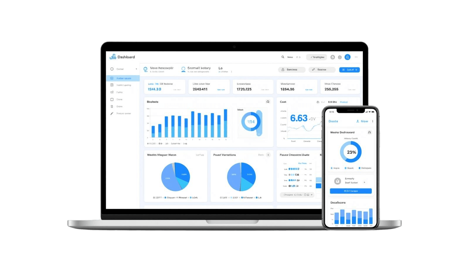 Dashboard com aplicativo